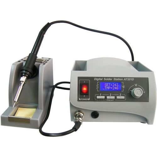 ATTEN AT201D 150C-450C LCD Soldering Station Therm-Control Anti-Static 220V ESD