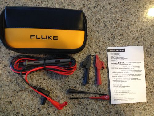 Fluke Multimeter leads with probes and clamps