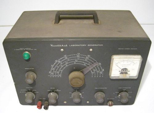 Vintage Heathkit LG-1 laboratory generator- WORKS, needs calibration