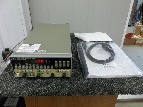 HP 8112A 50MHz PULSE GENERATOR TEST EQUIPMENT SIGNAL ELECTRICAL CALIBRATED NOS