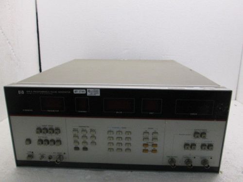 HP Agilent 8161A Programmable Pulse Generator Opt 1*020