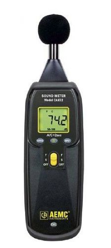 AEMC CA832 Sound Level Meter, Accuracy +/-1.5dB