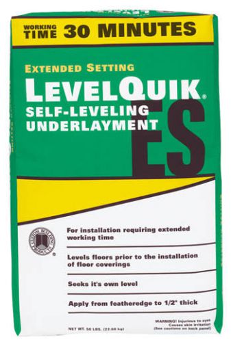 Custom Building Products LQESL50 50 Lb LevelQuik Extended Set Self-Leveling Unde