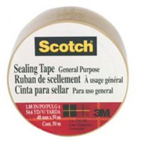 Box Seal Tape Clear 2&#034;X50 Yd 3M Packaging 3710-DC/3710-1PK 021200624261