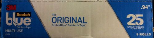 3m scotch blue 2090 1&#034; contractor painter tape 36 rolls case sleeve box