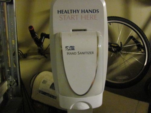 PRO LINK Free Standing CLEANSING BUSINESS Auto HAND SANITIZER w/ 2 Cartridges