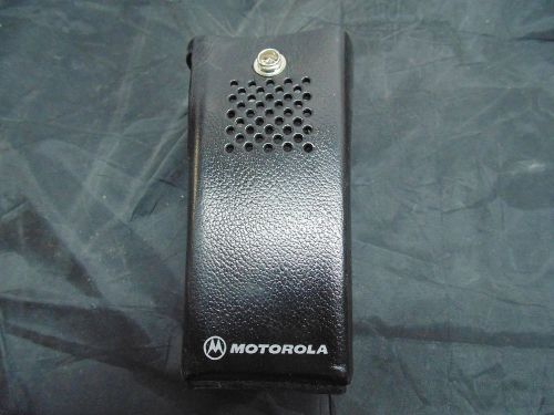 Motorola 2 way radio leather protective carrying case hln90091 (c8-b-137) for sale