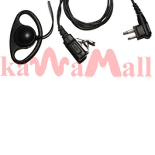 Clip ear earpiece headset mic 2pin for motorola walkie talkie radio for sale