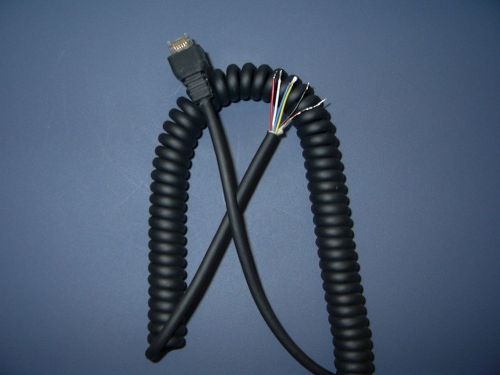 Kenwood replacement modular 6 pin to 6 wire  microphone cord new for sale