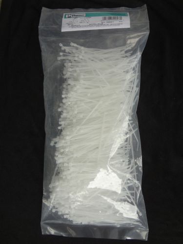 1000 count bag of panduit zip cable ties plastic 3 7/8 inches long plt1m-m new for sale
