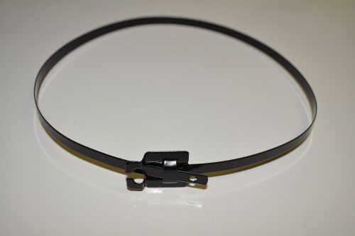 Band-it ae114 zip tie,coated ss ,1/4 x 18 in,pk 100  gre114 for sale