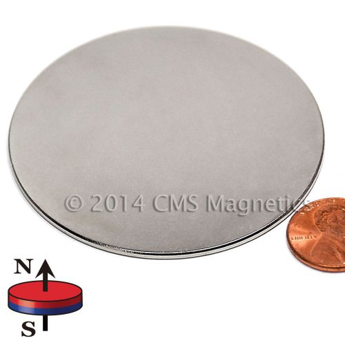 CMS Magnetics® N45 Neodymium Magnet Dia 2 1/2 x 1/16&#034; 10 PC