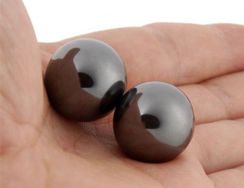 2 12mm Magnetic Round Ball Hematite Singing Magnets