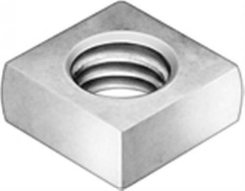 1/4-20 machine screw square nut unc zinc plated, pk 50 for sale