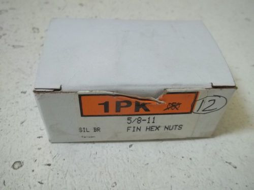 Lot of 20 5/8-11 fin hex nuts *new in a box* for sale