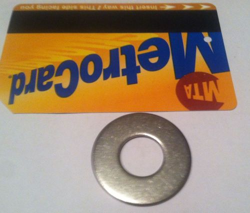 Stainless Steel oversized washer 1/2&#034; by 1 1/4&#034; Set of 33 - Free shipping