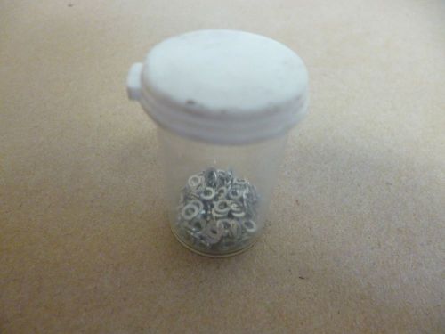 165pc. chrome plated brass split lock washers .078&#034; hole diameter for sale