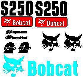 Bobcat case cat gehl new holland takeuchi skid steer decals for sale