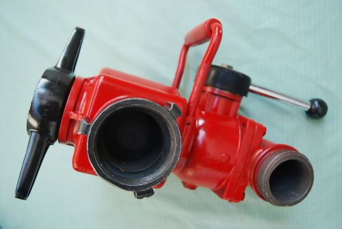 AKRON Hydrant Relief Valve 2  1/2 &#034; NH. Multiple Outlet W/Shut off control