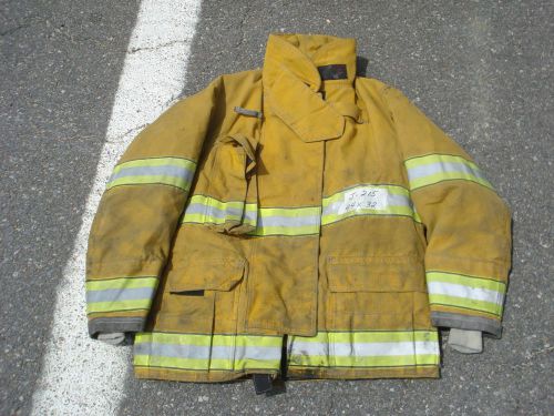 44x32 jacket big firefighter bunker fire gear globe gx-7 drd..08/08 j215 for sale