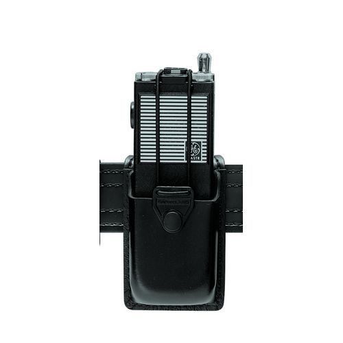 Safariland 761-3-41 adjustable radio holder stx plain black 1.5&#034; x 3&#034; x 4.75&#034; for sale