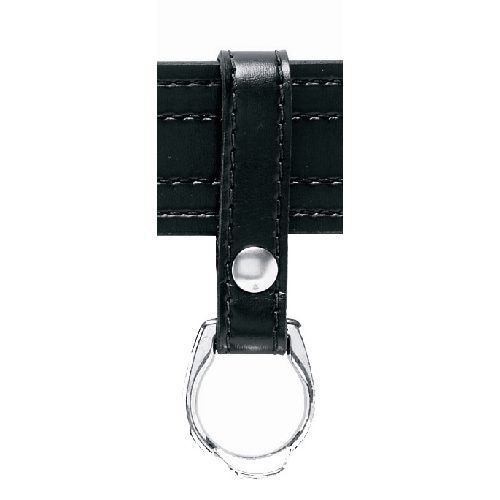 Safariland 692s-4 black basketweave side handle baton ring chrome snaps for sale