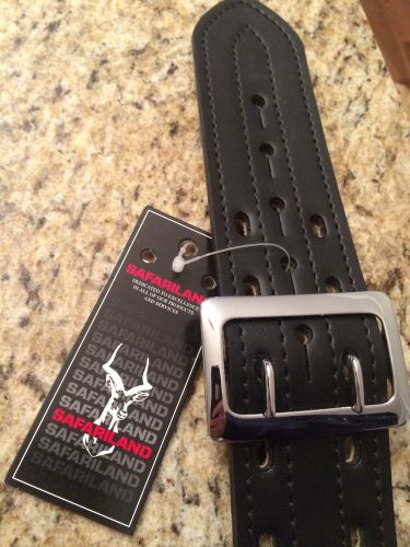 Safariland duty belt 36&#034; suede lined leather new with tags for sale
