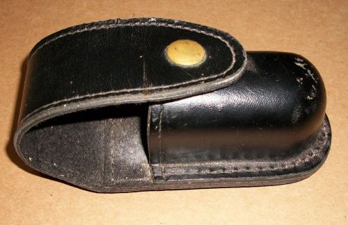 GOULD AND GOODRICH K681 BLACK LEATHER HOLSTER