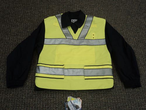 5.11 Lined Duty Jacket 2.0 with Reflective Vest Size X-Small Navy 48040