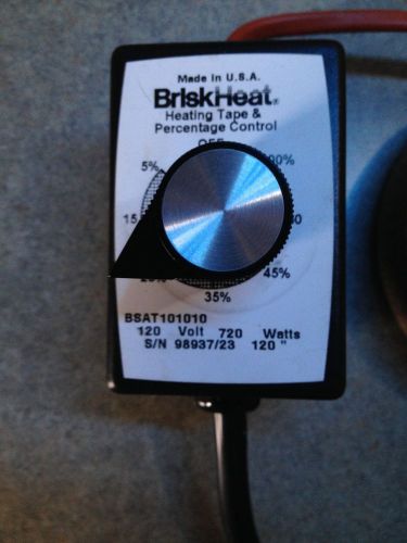 Briskheat bsat101010 xtremeflex bsat silicone rubber heating tape with more.. for sale