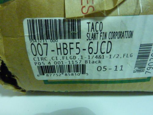 Taco 007-hbf5-j bronze  pump 115v  for outdoor wood boiler  new  free shipping for sale