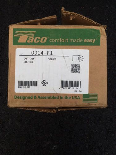 Taco 0014-f1 cartridge circulator hydronic pump for sale