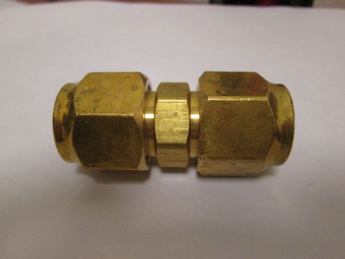5/8 sae flare straight   brass made in usa heavy duty ac , water gas? 45 degree for sale