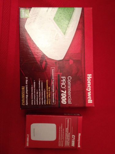 Honeywell Commercial Pro 7000 Thermostat With C7189U Remote