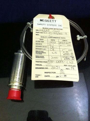NEW MEGGITT SAFETY BLEED AIR LEAK DETECTOR 3151-27-550/350-9 Heat Detector