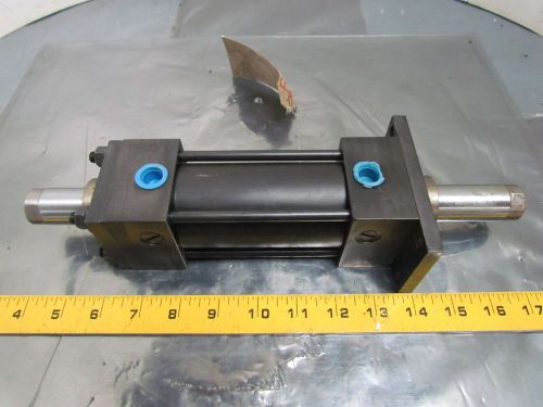 R5fd-2x3-b-1-4-n-n-n-1-1-x pneumatic air cylinder 2&#034; bore 3&#034; stroke double rod for sale