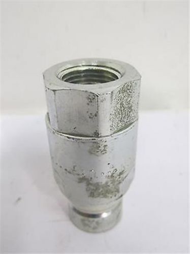 Dixon HT4F4 Steel Hydraulic Quick Connect Fitting - 1/2&#034; Coupling x 1/2&#034;-14 NPTF