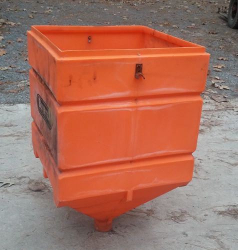 Poly hopper - bin 6 cu ft 24 x 24 x 38 inches for sale