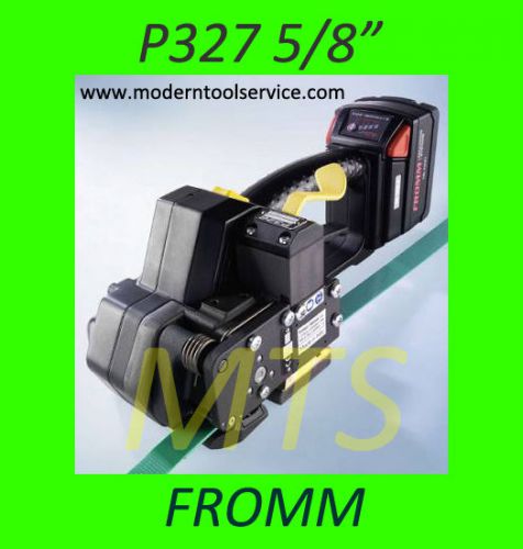 *new* fromm 18v p-327 5/8&#034; battery poly strapping tool orgapack signode sealess for sale