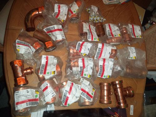 24 viega propress fittings 2 1/2&#034; elbows tees reducers coupling press fit crimp for sale