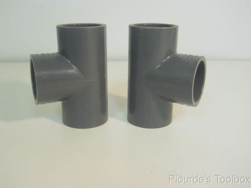 Lot of (2) new 1-1/2&#034; lasco cpvc, sch 80, slip socket pipe fitting, 9801-015 for sale