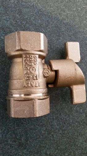 3/4&#034; gas ball valve w/ brass T-Handle screwed ends lot of 6