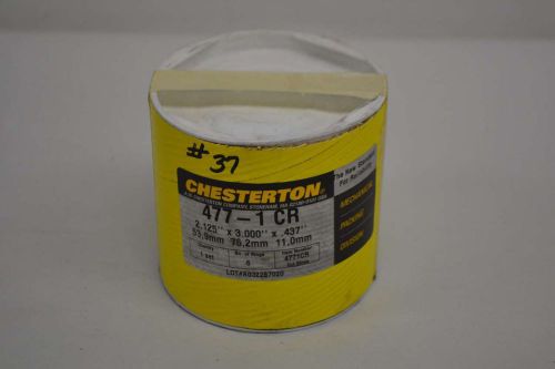 NEW CHESTERTON 477-1 CR 2-1/8X3X0.437 CARBON CUT PACKING RING SET D366343