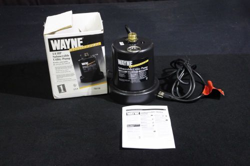 New wayne pumps 1/4 hp submersible utility pump 56517 with box and manual for sale