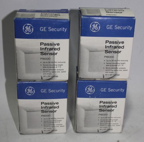 New Four Units GE Security P16000 Passive Infrared Sensor