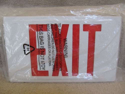 ASTRALITE Exit Sign Red Letters (COVER ONLY) NEW In Factory Sealed Package