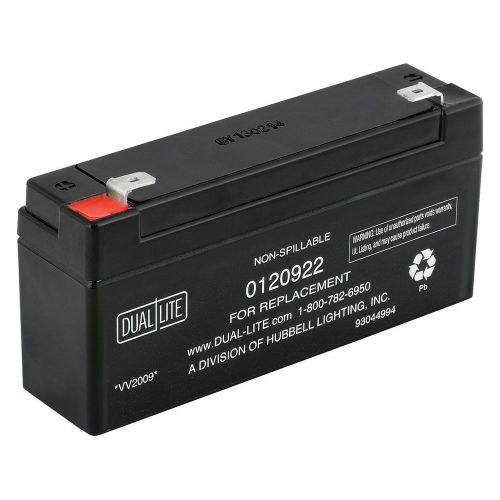 NEW Dual Lite 0120922 Approved 6-volt 3Ah 1.5-Amp for 90-Minute New SLA Battery
