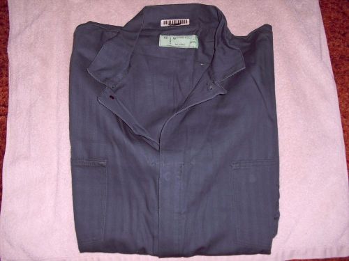 Men&#039;s univeral overall coverall nwot 60 long 100% cotton button front  green for sale