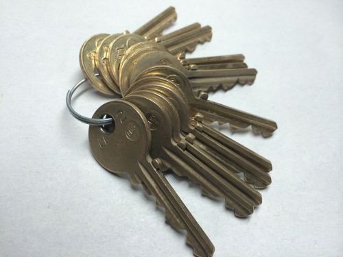 Medeco Cut Keys - 12 Cut 5 Pin keys - Commercial Level 1 - keyed alike