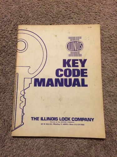 Illinois Key Code Book